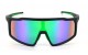 Óculos de Sol Esportivo  Preto Fosco Lt Verde - HP09899PFV