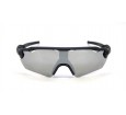 Óculos de Sol Esportivo  Preto Fosco Lt Prata  - HP09900PFP