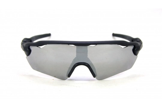 Óculos de Sol Esportivo  Preto Fosco Lt Prata  - HP09900PFP
