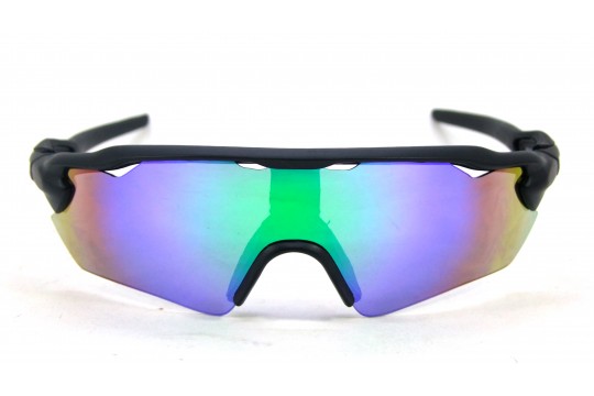 Óculos de Sol Esportivo  Preto Fosco Lt Verde  - HP09900PFV