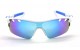 Óculos de Sol Acetato Esportivo Branco Lt Azul  - HP09901BA