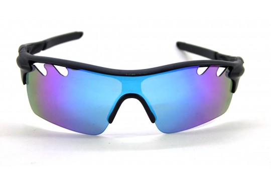 Óculos de Sol Acetato Esportivo Preto Lt Azul - HP09901PA