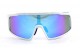 Óculos de Sol Acetato Esportivo Branco Lt Azul - HP0999BRA