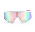 Óculos de Sol Acetato Esportivo Branco c/ Rosa - HP0999BRS