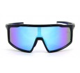 Óculos de Sol Acetato Esportivo Preto Fosco Lt Azul - HP0999PFA