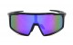 Óculos de Sol Acetato Esportivo Preto Fosco Lt Roxo - HP0999PFR