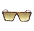 Óculos de Sol Acetato Mascara Unissex Estampado Marrom - HP1110EM