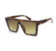 Óculos de Sol Acetato Mascara Unissex Estampado Marrom - HP1110EM