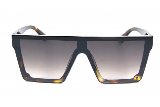 Óculos de Sol Acetato Mascara Unissex Preto C/ Estampado - HP1110PE