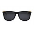 Óculos de Sol Bambu Masculino Preto Fosco  - HP1391PF*
