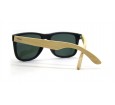 Óculos de Sol Bambu Masculino Preto Fosco Lt Verde - HP1391PFV