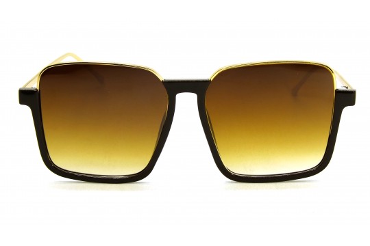 Óculos de Sol Acetato Feminino Marrom - HP202265M