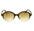Óculos de Sol Acetato Unissex Rajado Marrom Degrade - HP202520RM