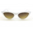 Óculos de Sol Acetato Feminino Gatinho Branco - HP211131B