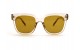 Óculos de Sol Acetato Feminino Isa Transparente Rosa Lt Marrom - HP211161TRM