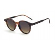 Óculos de Sol Acetato Estampado Marrom - HP211288EM