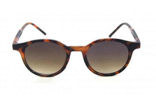 Óculos de Sol Acetato Estampado Marrom - HP211288EM