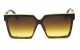 Óculos de Sol Premium Acetato Unissex Estampado Marrom - HP212598EM