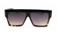 Óculos de Sol Acetato Unissex Preto c/ Estampado - HP212631PE