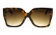 Óculos de Sol Acetato Feminino Estampado Marrom - HP212672EM