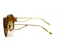 Óculos de Sol Acetato Feminino Estampado Marrom - HP212674EM