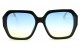 Óculos de Sol Acetato Feminino Preto Lt Azul - HP212674PA