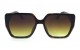 Óculos de Sol Acetato Feminino Estampado Marrom - HP212903EM