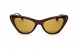 Óculos de Sol Acetato Feminino Marrom - HP221885M