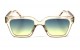 Óculos de Sol Acetato Unissex Transparente Lt Verde - HP221985TRV