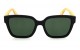 Óculos de Sol Acetato Unissex Preto Lt Verde - HP221999PV*