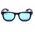 Oculos de Sol Acetato Masculino Preto Fosco Lt Azul - HP224165PFA