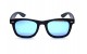 Oculos de Sol Acetato Masculino Preto Fosco Lt Azul - HP224165PFA