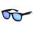 Oculos de Sol Acetato Masculino Preto Fosco Lt Azul - HP224165PFA