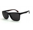 Óculos de Sol Acetato Masculino Preto Fosco c/ Vermelho - HP224173PFV*