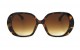 Óculos de Sol Acetato Feminino Estampado Marrom  - HP224292EM
