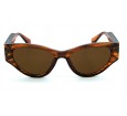 Óculos de Sol Acetato Feminino Marrom Rajado  - HP224495MR