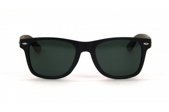 Óculos de Sol Bambu Masculino Preto Lt Verde - HP226166PV*