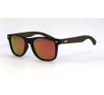 Óculos de Sol Bambu Masculino Preto Lt Laranja - HP226166PL*