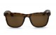 Óculos de Sol Bambu Masculino Estampado Marrom - HP226170EM