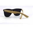 Óculos de Sol Bambu Masculino Preto Lt Azul - HP226170PA