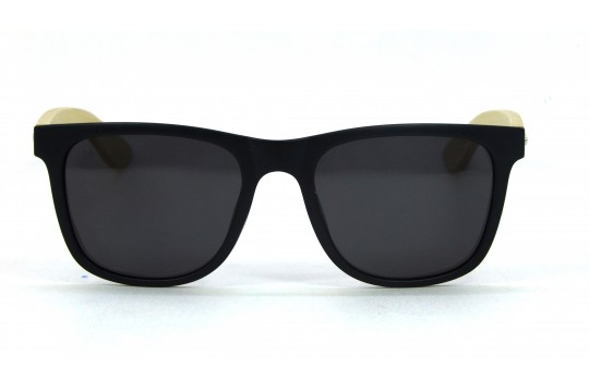 Óculos de Sol Bambu Masculino Preto Fosco  - HP226170PF
