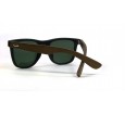 Óculos de Sol Bambu Masculino Preto Lt Verde - HP226170PV