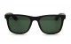 Óculos de Sol Bambu Masculino Preto Lt Verde - HP226170PV