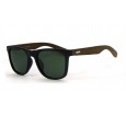 Óculos de Sol Bambu Masculino Preto Lt Verde - HP226170PV