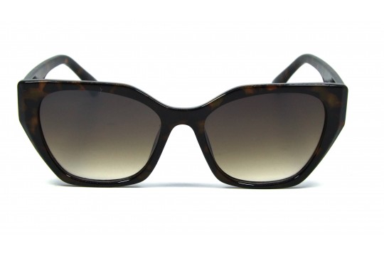 Óculos de Sol Acetato Feminino Estampado Marrom - HP236698EM