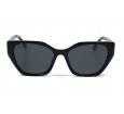 Óculos de Sol Acetato Feminino Preto c/ Haste Estampada - HP236698PHE