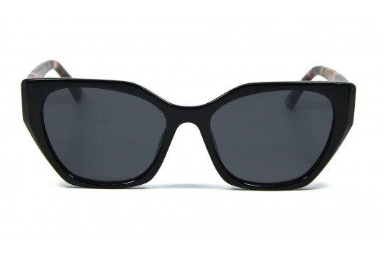 Óculos de Sol Acetato Feminino Preto c/ Haste Estampada - HP236698PHE