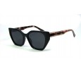 Óculos de Sol Acetato Feminino Preto c/ Haste Estampada - HP236698PHE