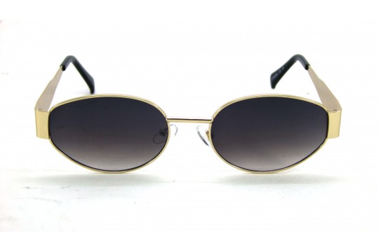 Óculos de Sol Metal Unissex Dourado Lt Degrade - HT08269DD