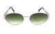 Óculos de Sol Metal Unissex Prata Lt Verde - HT08269PV